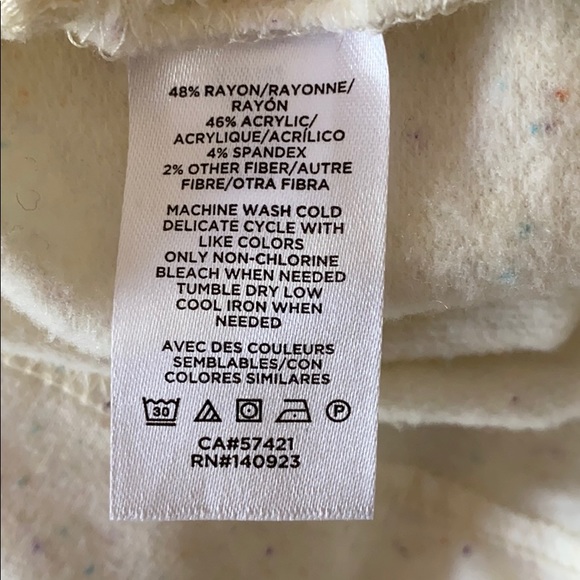 Lou & Grey by Loft ivory lightweight sweatshirt M - Picture 6 of 6